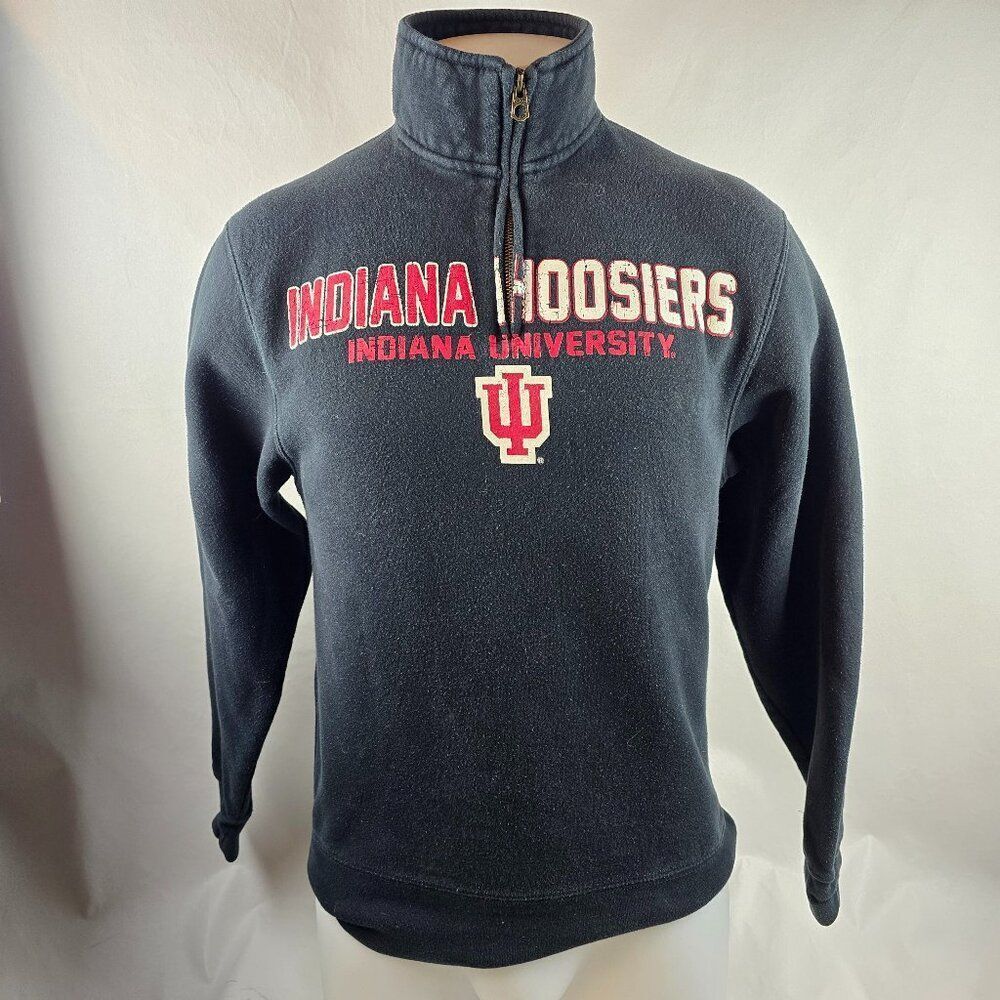 Indiana University Hoosiers Mens Small Quarter Zip Sweatshirt Jansport College